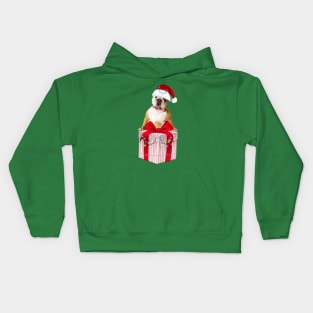 Bulldog Christmas T-shirt Kids Hoodie